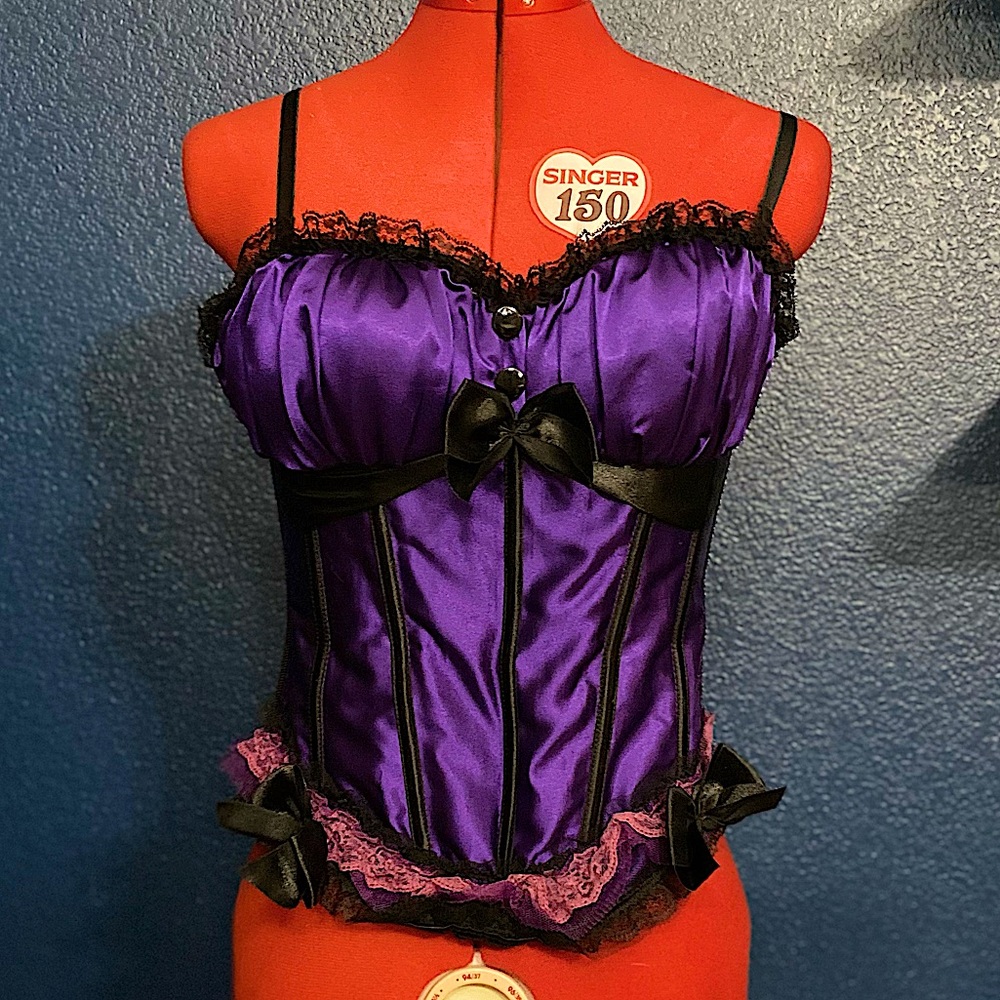 Purple corset w/ black detailing